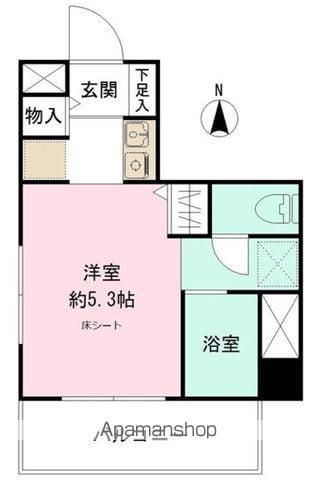 ルート南常盤台(ワンルーム/7階)の間取り写真