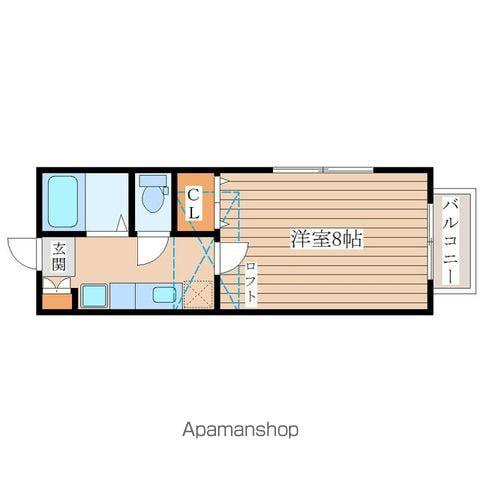 クレセール南吉成壱番館(1K/1階)の間取り写真
