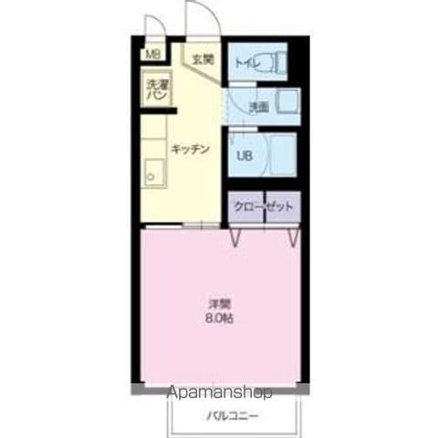 SUR PLUS タカミツ(1K/2階)の間取り写真