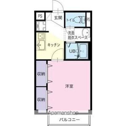 さくらフラット(1K/1階)の間取り写真