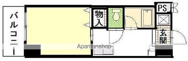 アルファビル(1K/5階)の間取り写真