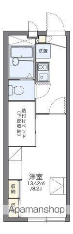 レオパレス住吉ヒルズ(1K/2階)の間取り写真