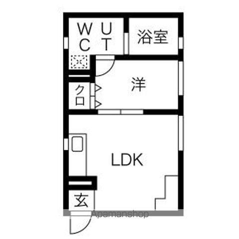 LEGIOIEささしまライブ駅2(1LDK/3階)の間取り写真