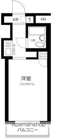 スカイコート品川第2 3階階 間取り
