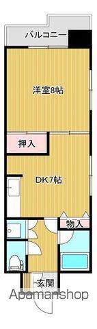 トーカンマンション東中通(1DK/3階)の間取り写真