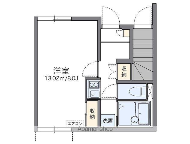 レオネクスト池下(1K/1階)の間取り写真
