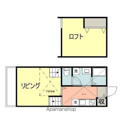 O-REST(1LDK/1階)の間取り写真