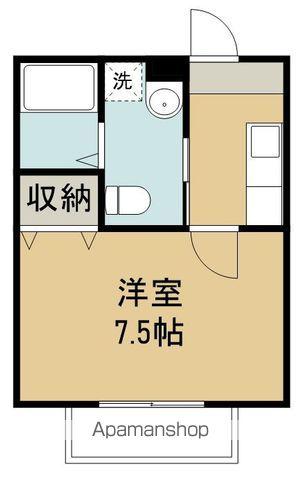 リングフィールド連坊駅前Ⅰ(1K/2階)の間取り写真