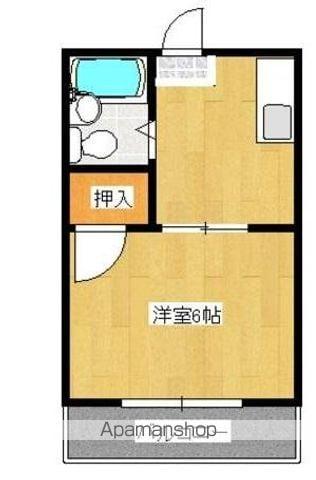 コート新北Ⅴ(1K/5階)の間取り写真