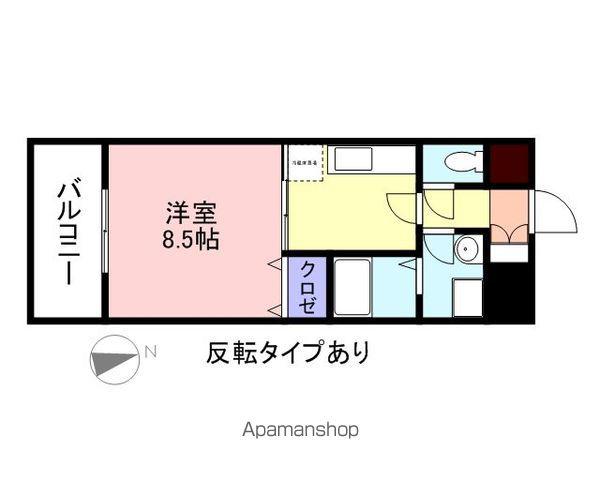 メゾンフィービー(1K/3階)の間取り写真