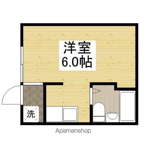 カサボニータ(ワンルーム/2階)の間取り写真