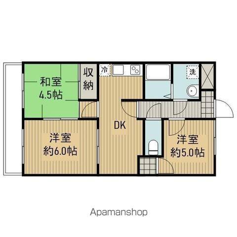パークコートZAMA(3DK/4階)の間取り写真