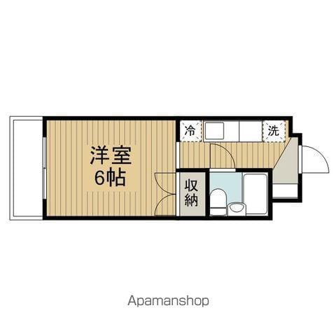 セントラルヴィレッジ(1K/2階)の間取り写真