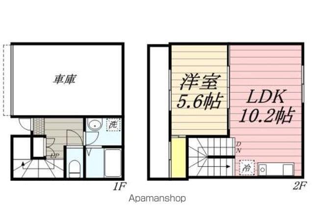 LA LUCE(1LDK/1階)の間取り写真