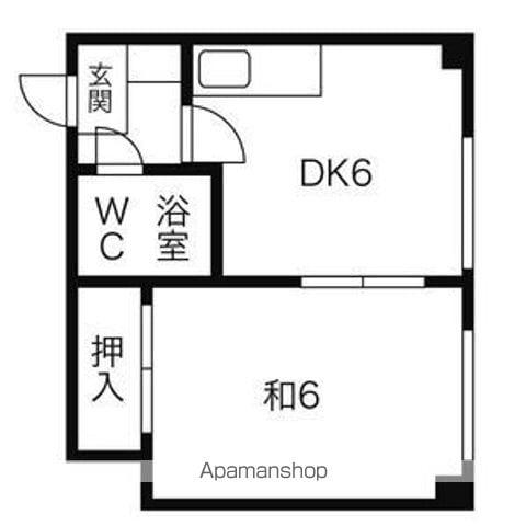 F・DRESS BLD(1DK/3階)の間取り写真