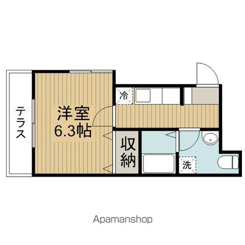 コーポマツモト(1K/1階)の間取り写真