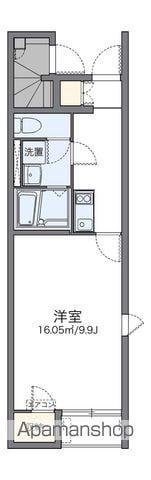 レオネクストサティⅠ(1K/1階)の間取り写真