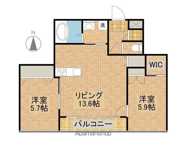 アルテマイスター REVE(2LDK/2階)の間取り写真