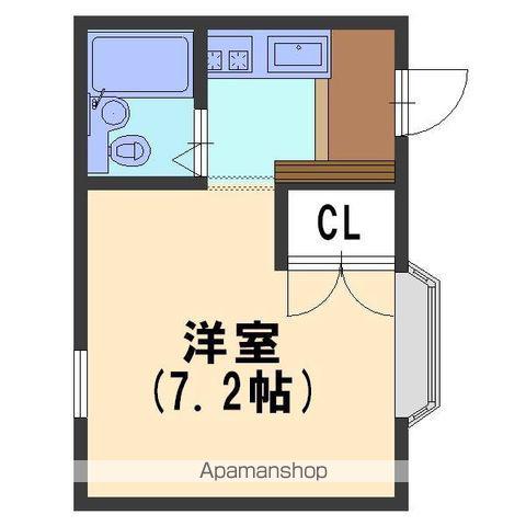 エルシーハイツ(1K/2階)の間取り写真