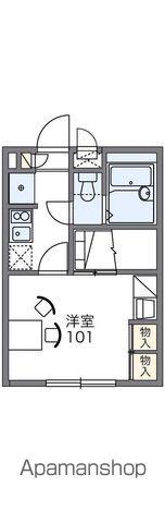 レオパレスウインドワード 金剛(1K/2階)の間取り写真