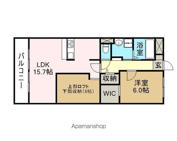 レジデンス光和2(1SLDK/1階)の間取り写真