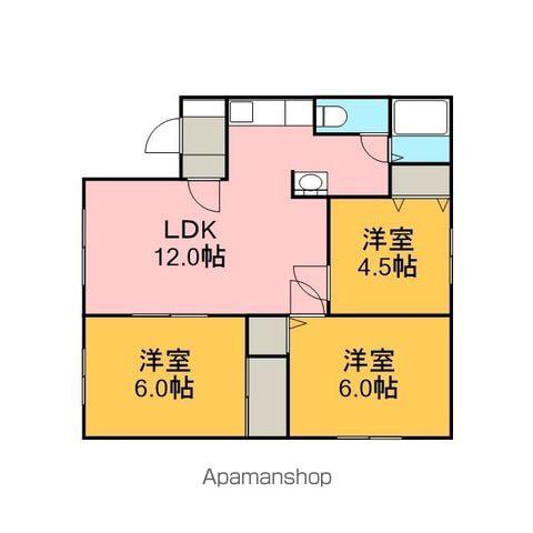 エクセレントハウスA(3LDK/1階)の間取り写真
