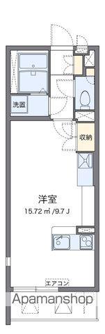 ミランダシャンデフレーズⅡ(ワンルーム/2階)の間取り写真