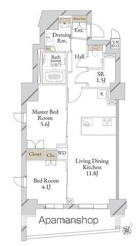 LIVECASA文京千石(2SLDK/10階)の間取り写真