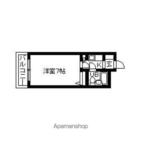 エステージ井荻(1K/1階)の間取り写真