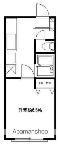 ローズフラット能見台(1K/1階)の間取り写真