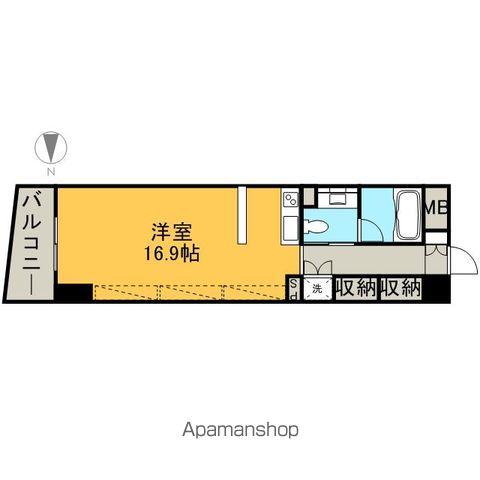 エスティメゾン葵(1K/8階)の間取り写真