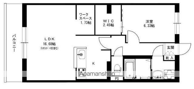 ELPIS・KIRA(1LDK/2階)の間取り写真