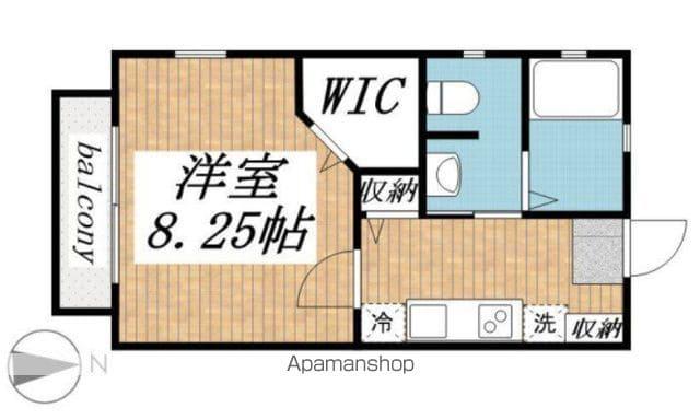 シャーメゾン上連雀(1K/2階)の間取り写真