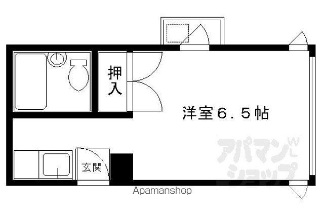 装美マンション(1K/1階)の間取り写真