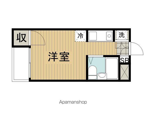 スカイコート阿佐ヶ谷第3(ワンルーム/1階)の間取り写真