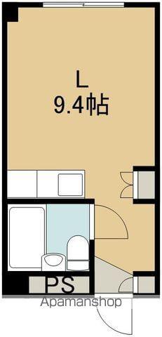 ヴィラシティシュウワ(ワンルーム/5階)の間取り写真