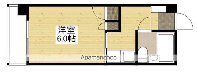 第2品川ビル(1K/5階)の間取り写真