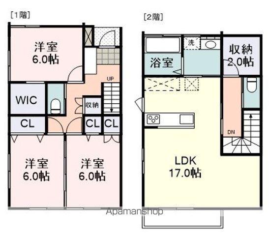 エストレーモ銀河IV(3LDK)の間取り写真