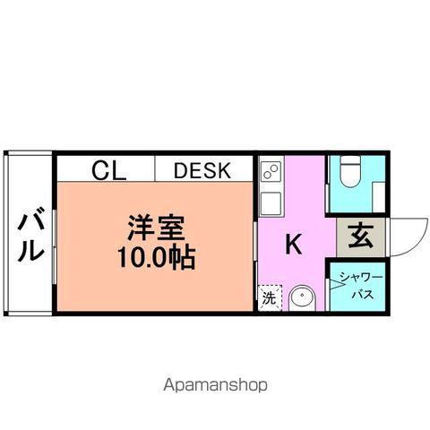 新 HAJIME(ワンルーム/1階)の間取り写真