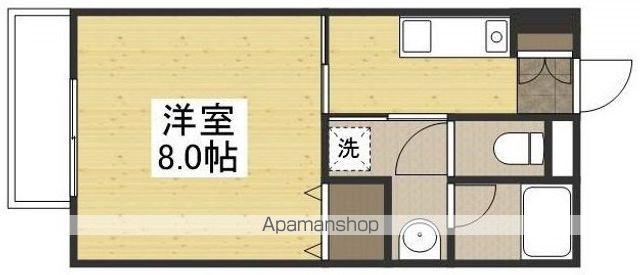 はなはうす門田二番館(1K/3階)の間取り写真