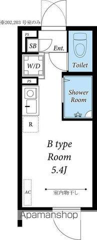 リブリ・DEAR COURT(ワンルーム/2階)の間取り写真