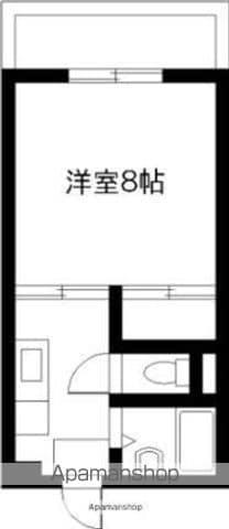 サンシャインハイツB棟(1K/2階)の間取り写真
