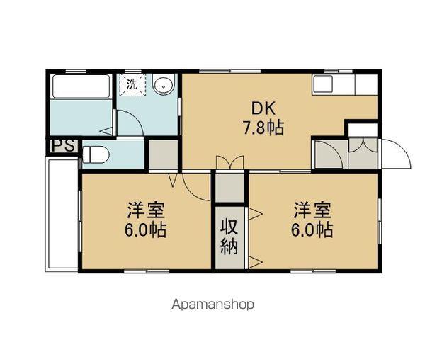 プチメゾンのぞみ(2DK/1階)の間取り写真