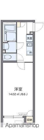 クレイノ吉見ノ里Ⅱ(1K/1階)の間取り写真