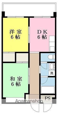 第1ミサワハイツ(2DK/1階)の間取り写真