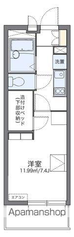 レオパレス香春口(1K/1階)の間取り写真