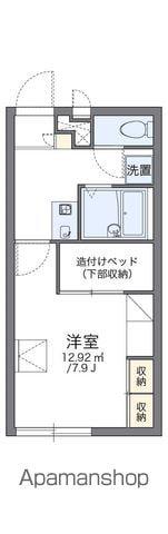 レオパレス南小倉(1K/1階)の間取り写真