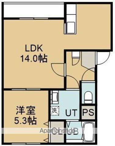 STELLA桔梗(1LDK/2階)の間取り写真