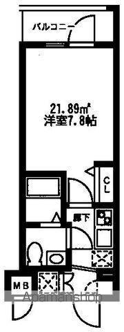 アルページュ阿佐谷(1K/2階)の間取り写真
