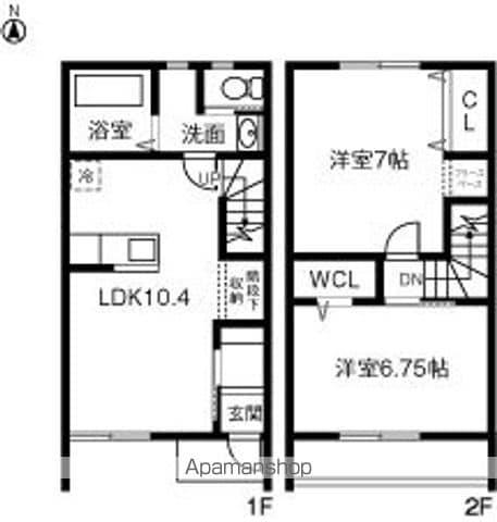 ＬＡＴＥＲＡＬ(2LDK)の間取り写真